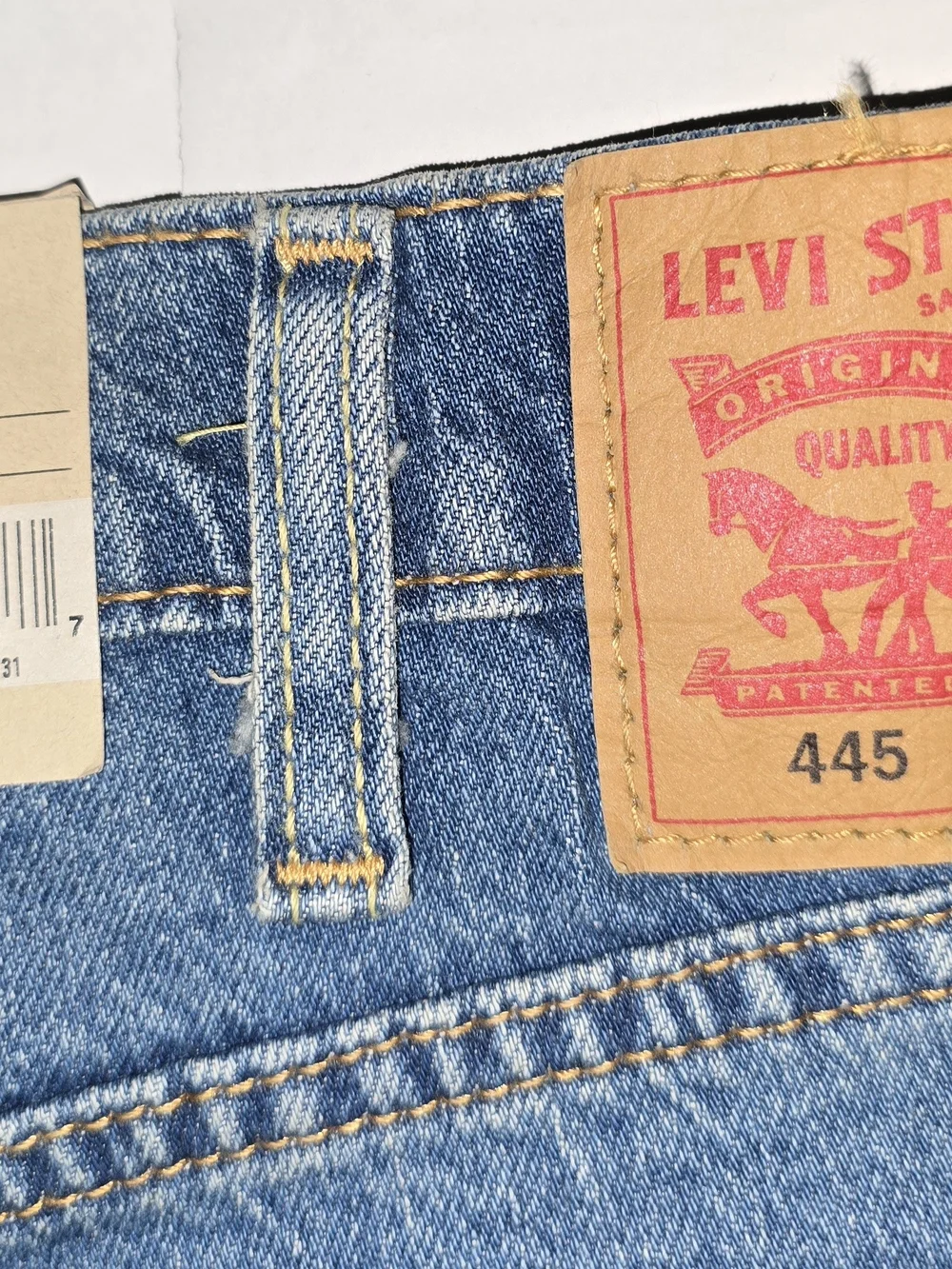 Levi's Men's Blue Denim 445 Shorts Size 38 NWT